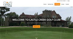 Desktop Screenshot of castlecreekgolfclub.com